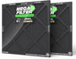 PuroAir MegaFilter - 24x24x1 Air Filter MERV 13 Activated CarbonTech Defense - Heavy Duty 3 Layer Furnace Filters Allergens, Pollen, Dust, Pet Dander, Smoke, Odors - HVAC Air Filter 24x24x1 (2-Pack)