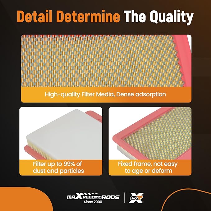 maXpeedingrods CA12085 PA99111 Engine Air Filter Fit for Buick LaCrosse L4 2.5L 2018 2019, for Chevrolet Malibu L4 1.5L 2016-2022, Malibu L4 1.8L 2017-2019, Replacement for A3208C 23430312