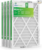 14x20x1 Air Filter 4 Pack, MERV 8 Pleated Dust Defense Air Filters Replacement Air Conditioner HVAC AC Furnace Filter, Durable and Lightweight