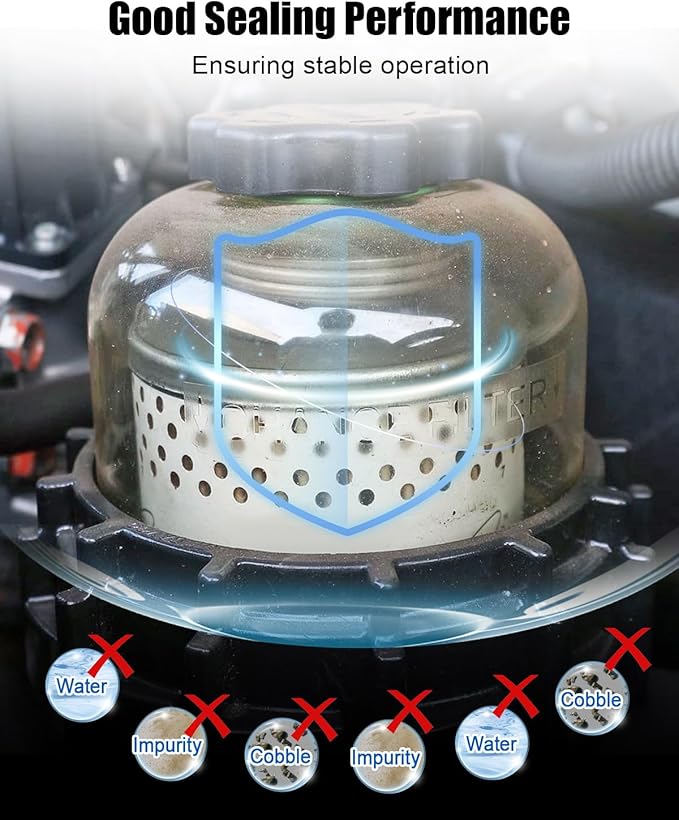 Fuel Filter Cover Fit for Davco 382 Fuel Water Separators, Filter Cover Replace 21720164 DVC13010DAV 572.90310K