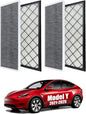 Model Y External Hepa Air Filter with Activated Carbon, External Air Recirculation,Replacement Air Filter Comptatible with Tesla Mode y and model y juniper accesories (Model y-out-airfilter-OE)