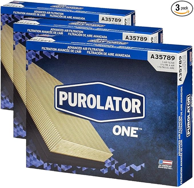 Purolator A35789 PurolatorONE Advanced Engine Air Filter (Pack of 3)