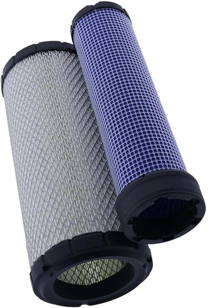 1 SET OF AIR FILTER P532410 & P822769, FITS VARIOUS EQUIPMENT LIKE FORKLIFTS, COMPACT UTILITY TRACTORS, AGRICULTURAL & CONSTRUCTION MACHINERY, GOOD FOR JOHN DEERE TRACTORS 3033R - 4052M SERIES, etc