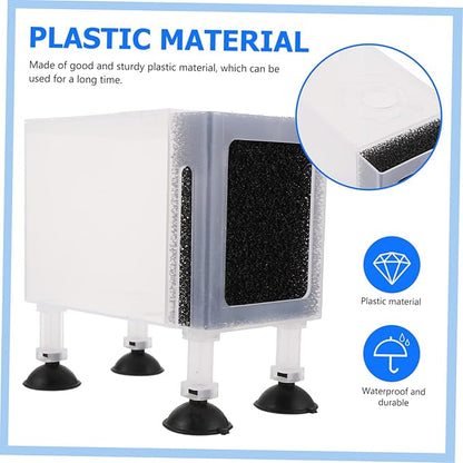 Happyyami 1set Household Pump Container Wear-resistant Design Transparent Protective Pump Box for Outdoor Use for Fish Tanks