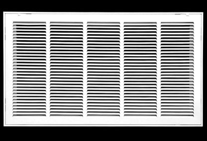 HVAC Premium 34 x 16 Duct Opening Steel Return Air Filter Grille, for 1-inch Filter, Removable Door, Flat Stamped HVAC Vent Cover Grille, Outer Dimensions 36.5 x 18.5