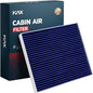 KAX Premium Cabin Air Filter with Dual Active Carbon, CF10381 Replacement for Hyundai Sonata 2006-2010, Santa Fe 2007-2009, Azera 2006-2008, Kia Optima 2006-2010, Carnival 22-24, Superior Filtration