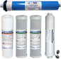 Reverse Osmosis Membrane & Filter Replacement | 100 GPD Membrane Set with Pre & Post Filters - 5 Stage Water Filtration System - 6 Months Supply