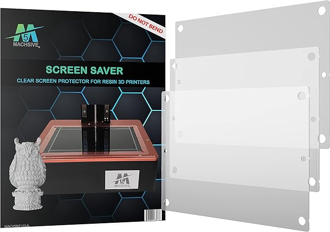 ZeroBubble Screen Saver for Elegoo Saturn & Saturn S Resin 3D Printer (3-Pack)