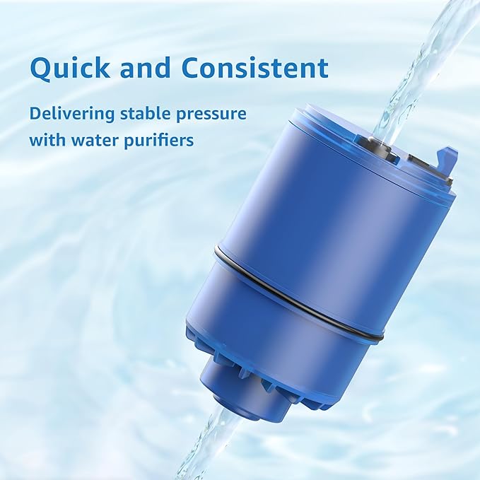 Filterlogic NSF Certified Water Filter, Replacement for PUR® RF9999® Faucet Water Filter, Pur® PLUS Faucet Model FM-2500V, FM-3700, PFM150W, PFM350V, PFM400H, PFM450S (Pack of 6),Model No.: FL-FF08