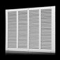 Vent Cover 20 x 14(Duct Opening Size),Air Return Vent Cover,Flat Vent Cover,Rejillas De Aire Acondicionado para Casa,Return Air Grilles,Outer Dimensions:21.75"Wx15.75"H(20"W x 14"H, Duct Opening)