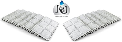 K&J 12-Pack of Drinkwell Platinum Compatible Premium Charcoal Water Filters