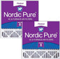 Nordic Pure 20x20x5 (Actual Size: 19 5/8 x 19 7/8 x 4 3/8) Honeywell/Lennox Replacement MERV 8 Air Filters 2 Pack