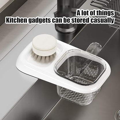 Sink Filter Basket, Efficient Drainage Design, 150g, Suction Cup Sink Rack, Kitchen Drain Basket, Compact & Space-Saving, for Home, Apartment, Restaurant, Dorm, Fruit, Vegetable, Pasta
