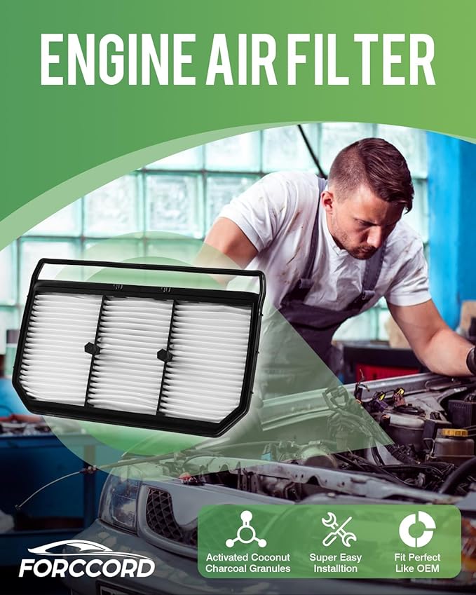 2-PACK Engine Air Filter Fits for Hyundai Elantra Hybrid 1.6L L4 Gas(2021-2025 2026) Air Filter Replacement 28113BY100 Car Accessories