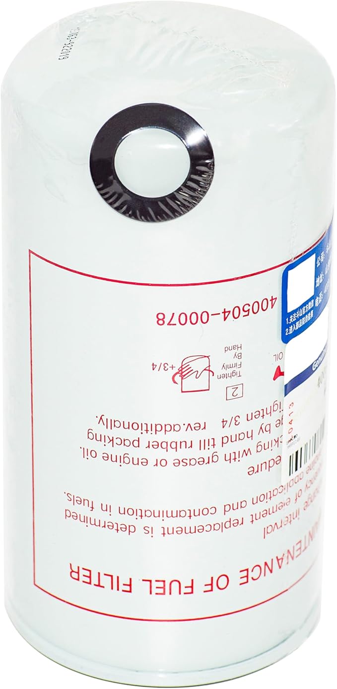 Fuel Filter 400504-00078 65.12503-5026 Compatible for Doosan DX210W DX150/200/215/260LC-9C DL160 DL200 DL25 40050400078 65.125035026