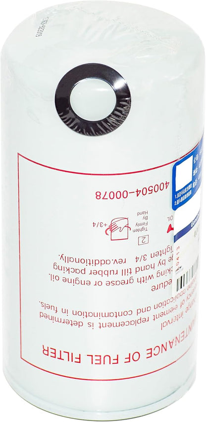 Fuel Filter 400504-00078 65.12503-5026 Compatible for Doosan DX210W DX150/200/215/260LC-9C DL160 DL200 DL25 40050400078 65.125035026