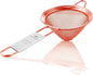 Homestia Fine Mesh Strainer for Kitchen, 304 Stainless Steel Cocktail Sieve Sifters for Food, Liquid Strainer Cup for Food, Drinks, Tea, Rice, Oil, Coffee, Juice, Flour, Fruits, Vegetables (Rose Gold)