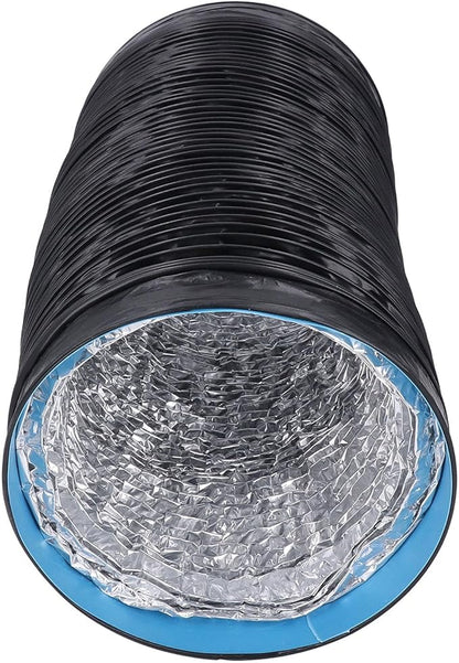 CHICIRIS dryer vent hose 6.56ft, Aluminum Flexible Ducting Ventilation Hose with 3 Layers, Noise Reduction, Efficient Airflow,dryer vent cleaning kit, for HVAC, Kitchen, Greenhouse