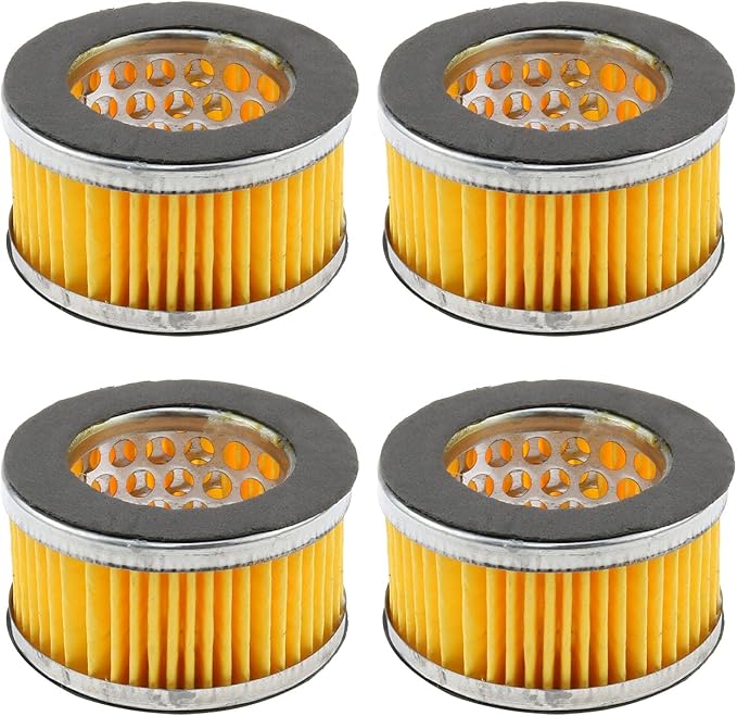 AYLIFU-4PCS Air Compressor Intake Paper Filter Elements Piston Type Air Replacement Filter Element Air Compressor accessories（65 * 41 * 38mm)