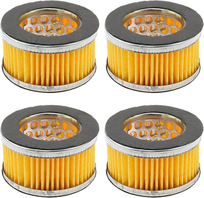 AYLIFU-4PCS Air Compressor Intake Paper Filter Elements Piston Type Air Replacement Filter Element Air Compressor accessories（65 * 41 * 38mm)