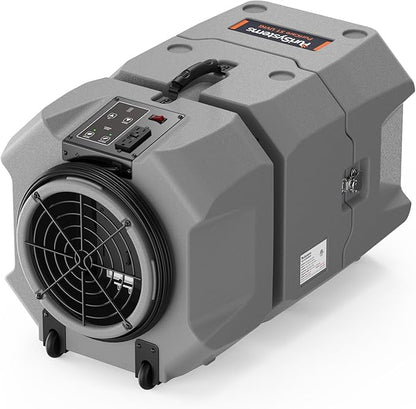 PURISYSTEMS 900 CFM Air Scrubber Commercial,Air Purifier with HEPA/Activated Carbon Filter, Ion Generator and UV-C Light, 4-Stage Filtration, Stackable, GFCI Outlet, Heavy Duty Negative Air Machine