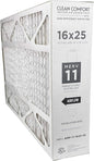 Clean Comfort AMP-11-1625-45 (1 Pack) 16" x 25" x 4.5" Media Air Filter, MERV 11