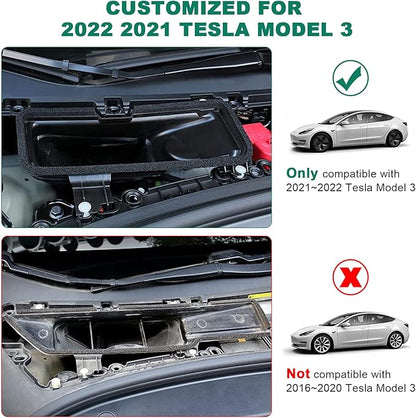 2PCS Air Intake Grille Cover + Air Intake HEPA Filter Compatible with Tesla Model 3 2023 2022 2021 Air Inlet Vent Covers A/C Internal Filter Vehicle Replacement External Accessories
