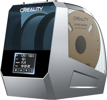 Official Creality Space Pi Filament Dryer Plus, 2 Spool 3D Printer Filament Storage Box, 360° Fast Heating Dry Box with LCD Screen, One-Key Drying for PLA PETG ABS TPU PC PP ASA PET PETG-CF