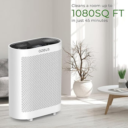 AZEUS 2-Pack Large Room Air Purifier for Home | Efficient Air Circulation | Quiet Operation | Sleek Design | Ideal for Living Room, Bedroom & Office
