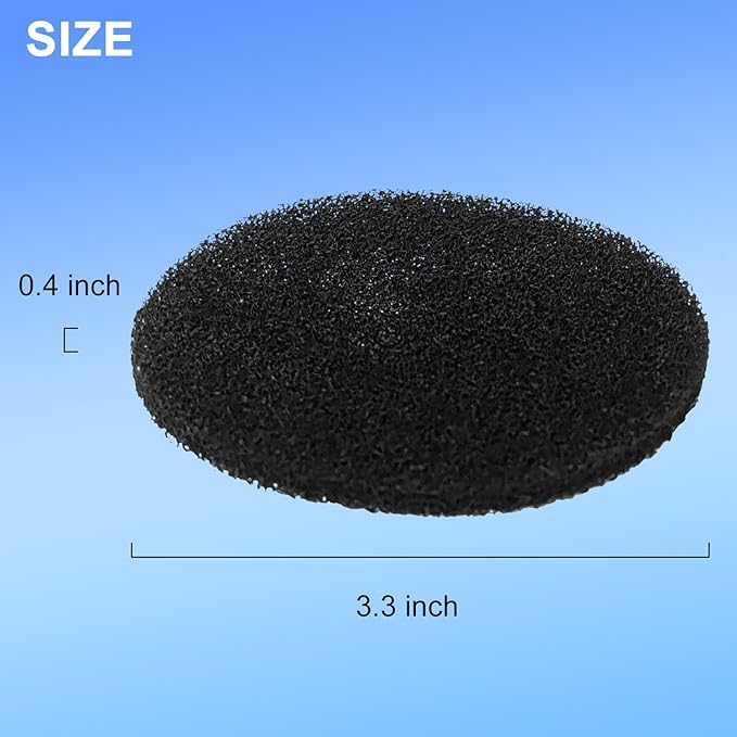 Replacement Carbon Filter Compatible with SainSmart/Toolour Portable Fume Extractor Fan carbon Filter, Magnetic Solder Smoke Absorber for Soldering filter, 5 pcs