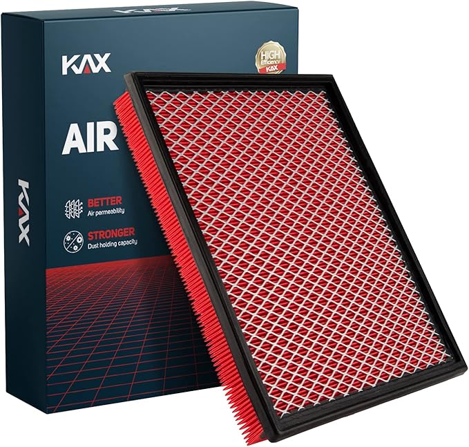 KAX Premium Engine Air Filter, GAF018(CA7440) Replacement for Frontier, Armada, NV1500-NV3500, Pathfinder, Pathfinder Armada, Xterra, Titan, QX56, Equator, Grand Cherokee, Grand Wagoneer