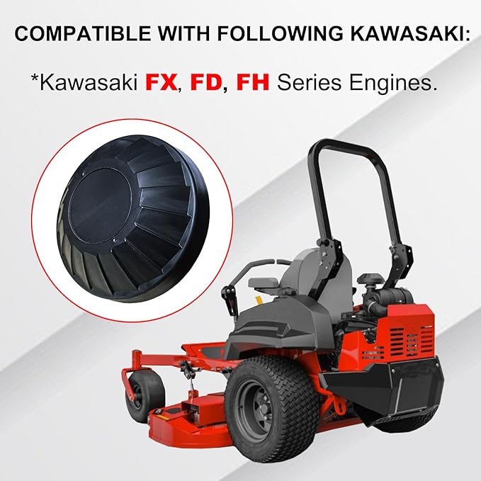 Lawn Mower Air Filter Cover Rain Cap Compatible with Kawasaki FX FD FH Series Engines Part # 11065-1384 11065-7025 11065-7006 11065-2105 11065-7024 32155-7005