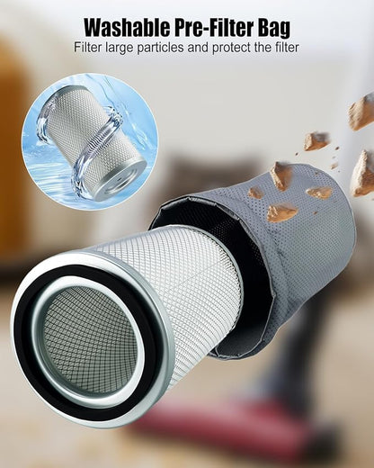 Filter Assembly with Pre-filter Bag Compatible with Models VK811PH VK1011SIWTH Replace VKHF001