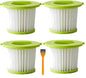 4-Pack Replacement Filter for Ryobi ONE+ 18V Handheld Vacuum | Fits Models PCL700/PCL704/PCL705 | Replaces Part # A32F05N A32HF00