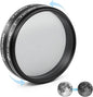 Astromania Telescope Filter, 2 Inch Variable Grey Polarizing Filter, Variable Polarizing Moon Filter for Astronomical Telescope & Eyepiece, Telescope Accessory with Adjustable 1-40% Light Transmission