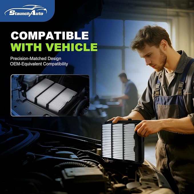 Engine & Cabin Air Filter for Honda Accord 2018-2022 Air filter for Car Replacement CF10134 CA12290 Automotive Accessories-2 Pack