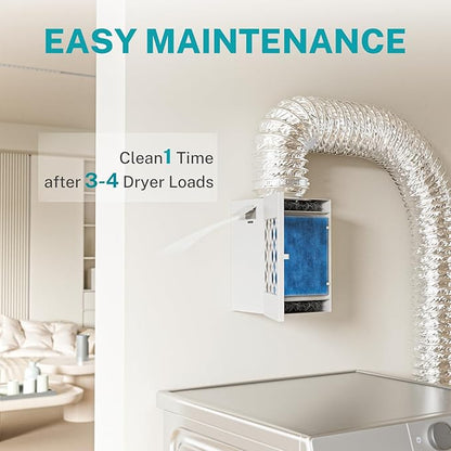Indoor Dryer Vent Kit 10 Pack Dryer Filter Replacement, Compatible with HG Power Indoor Dryer Vent Systems, Polyester Vent Filters