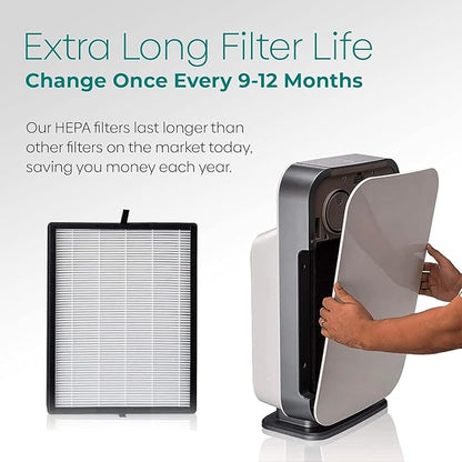Alen 45i & Flex Replacement Air Filter, Pure Filter, B4-Pure H13 True HEPA Filter for BreatheSmart Air Purifier - Captures Dust