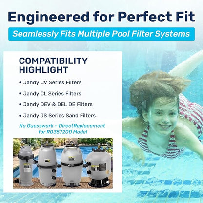 RV40500 Air Gauge Release Valve Assembly | Compatible Replacement for Zodiac Jandy CV, CL, DEV, DEL, JS Series Filters | Replaces R0357200 | Essential Pool Maintenance Accessory