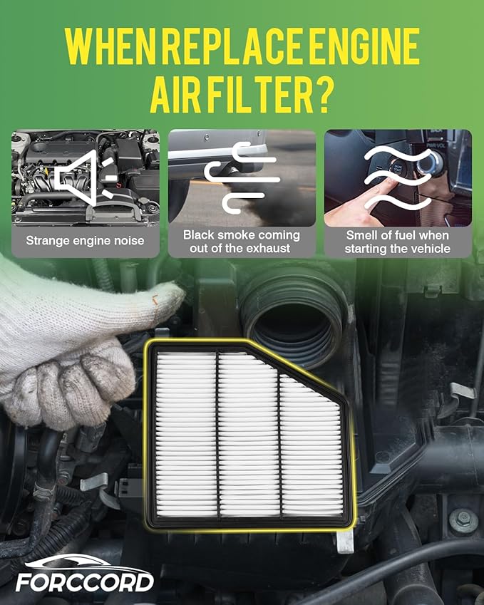 2-Pack Engine Air Filter Fits for Nissan Altima 2.5L ENGINE ONLY 2019-2025 2026（NOT FIT 2.0L) Air Filter Replacement CA12551 Car Accessories