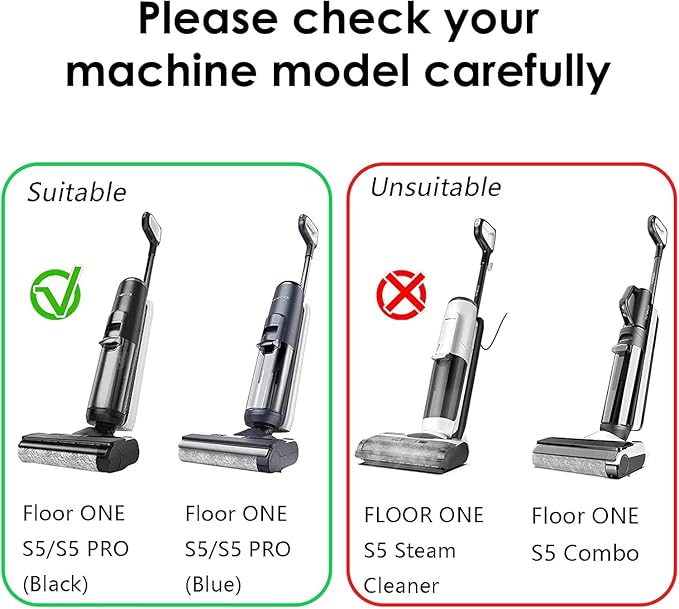 Replacement Brush Roller and HEPA Vacuum Filter Kit Compatible with Tineco Floor ONE S5 & S5 PRO Cordless Wet Dry Vacuum Cleaner Refill Accessories Kit