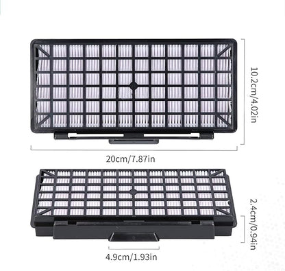 Pack of 2 Floor Machines Filter Vacuum Accessories Suitable for BBZ154HF VZ154HFB Model Vacuum Filter