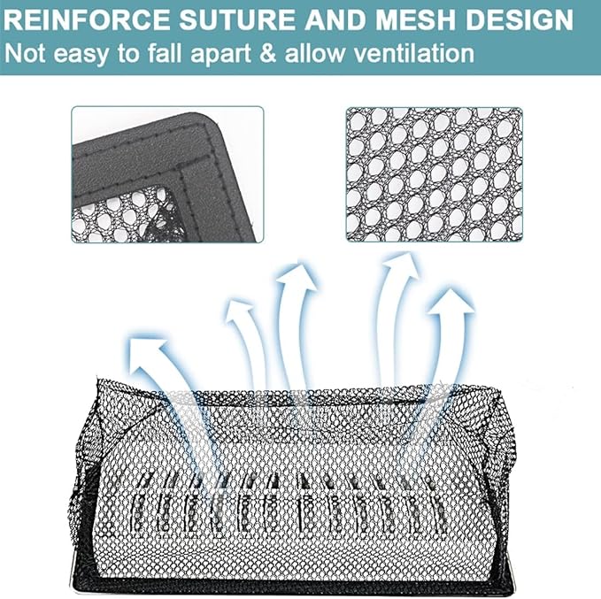 Floor Register Cover Trap, Floor Air Vent Cover Screen for Home Air Vent Filters 5-Pack Floor Vent Mesh Filters Net Trap (6 x 12 Inch)