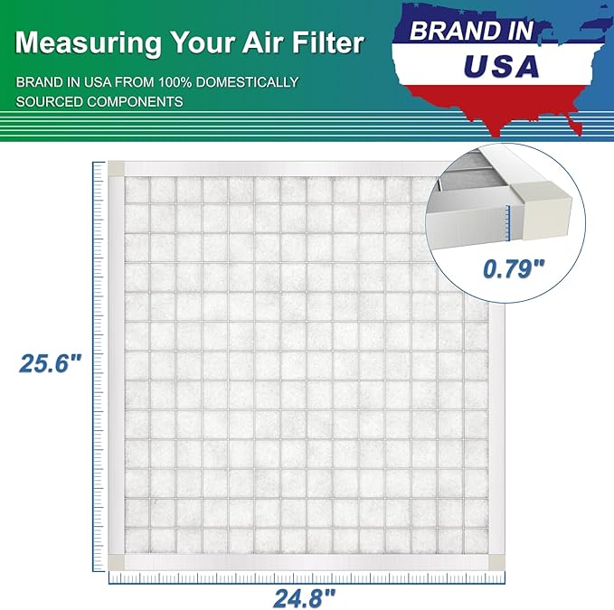 Abestorm MERV-8 Filter Replacement 1Pack for DecDust V1/V2 Pro/V3 Max Air Scrubber