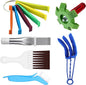 6 Pcs Air Conditioner Fin Comb Cleaner Set, Ac Fin Comb Straightener Tool, Radiator Comb for a/c Unit,Ac Coil Cleaner Brush for HVAC Condenser Evaporator Repair Clean Tool