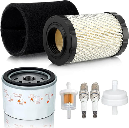 Air Filter Maintenance Kit for Husqvarna YTA18542 YTA22V46 YTA24V48 YTH18542 YTH22V46 YTH2348 YTH24V48 YTH24V54 Z246 Z254 Mower w/ 17.5hp 19.5hp 20hp 21hp B&S Engine