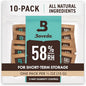 Boveda 58% Two-Way Humidity Control Packs For Storing ½ oz of Product – Size 4 – 10 Pack – Moisture Absorbers for Small Storage Containers – Humidifier Packs – Hydration Packets in Resealable Bag