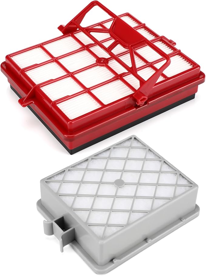 Tondiamo Style P Filter Bundle Compatible with Aerus Lux Guardian Platinum Canister Vacuum Cleaner Carbon Pre and 1 Long Life After Filter with Handle