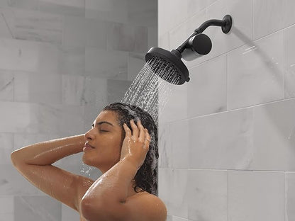 Delta Faucet Clarifi Standard Shower Filter Attachment with Filter, Shower Water Filter, Shower Head Filter, Matte Black 7SF100-BL