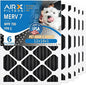 AIRX FILTERS WICKED CLEAN AIR. 12x18x1 Air Filter Odor Eliminator Carbon Filter MERV 7 AC HVAC Furnace Filters 6 Pack